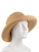 Kaminski Raffia Woven Fedora Hat