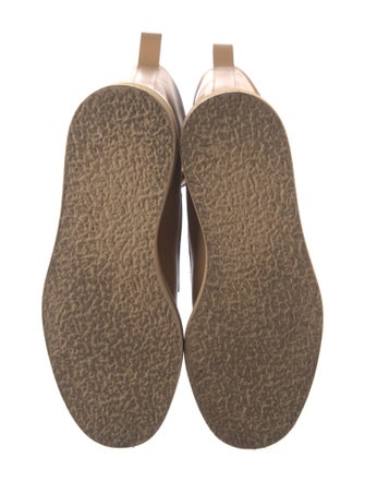 Karla Welch x Tamara Mellon Leather Lace-Up Boots