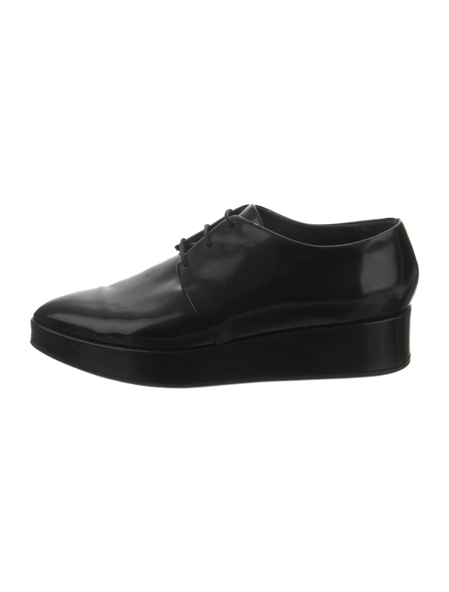 Karla Welch x Tamara Mellon Patent Leather Oxfords