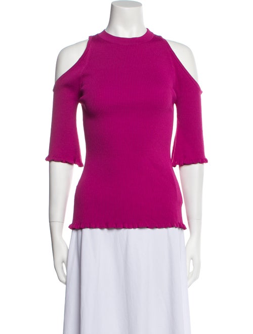 Kallmeyer Mock Neck Three-Quarter Sleeve Top