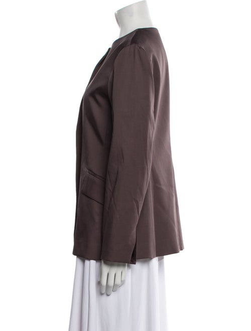 Kallmeyer Crew Neck Long Sleeve Button-Up Top