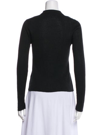 Kallmeyer Velvet Long Sleeve Button-Up Top