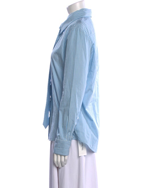Kallmeyer Striped Long Sleeve Button-Up Top