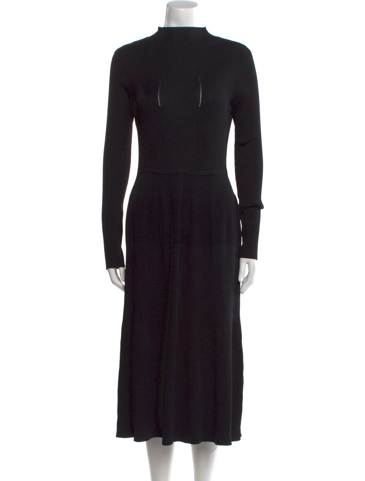 Kallmeyer Mock Neck Midi Length Dress