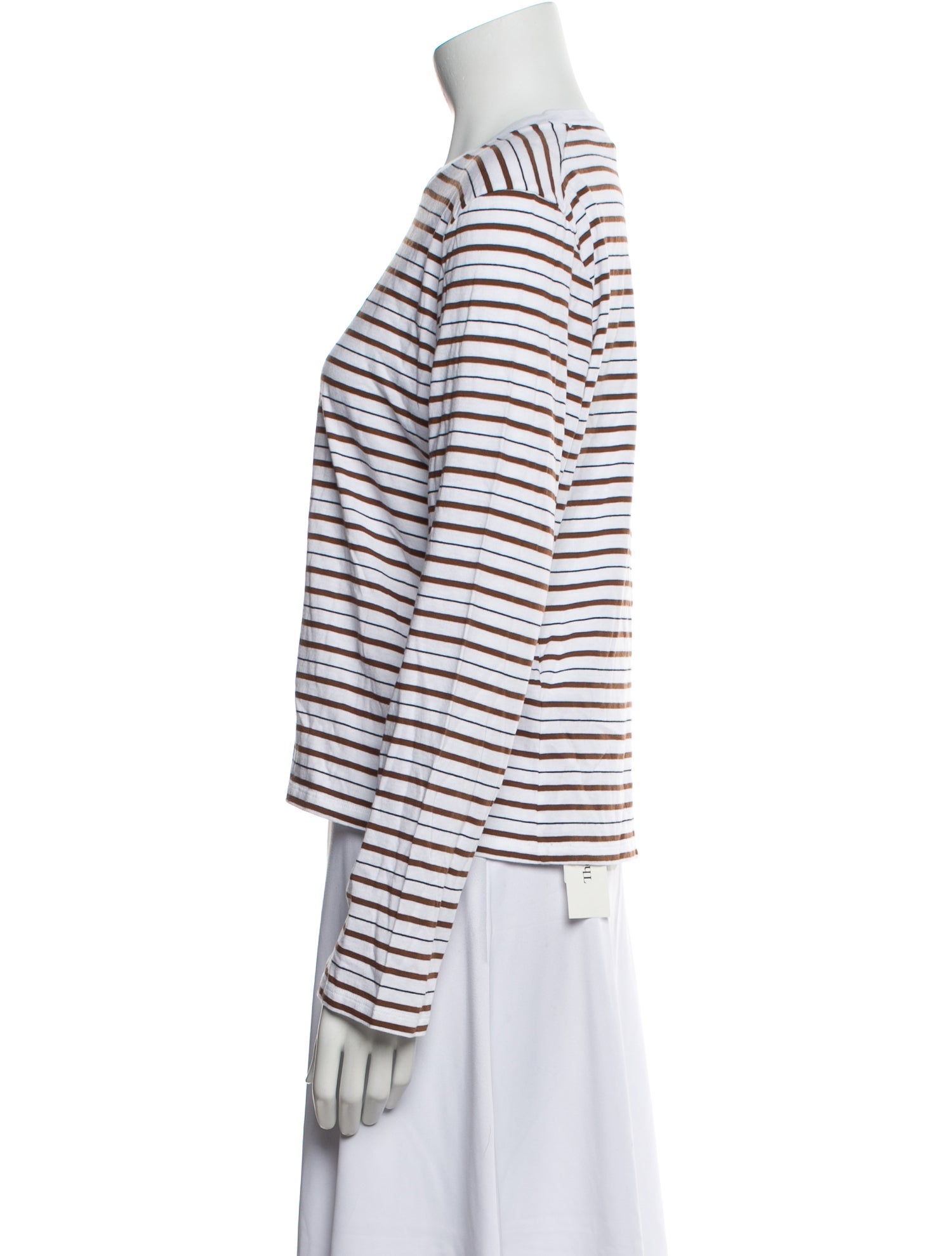 Kallmeyer Striped Crew Neck Top