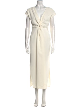 Kallmeyer V-Neck Long Dress