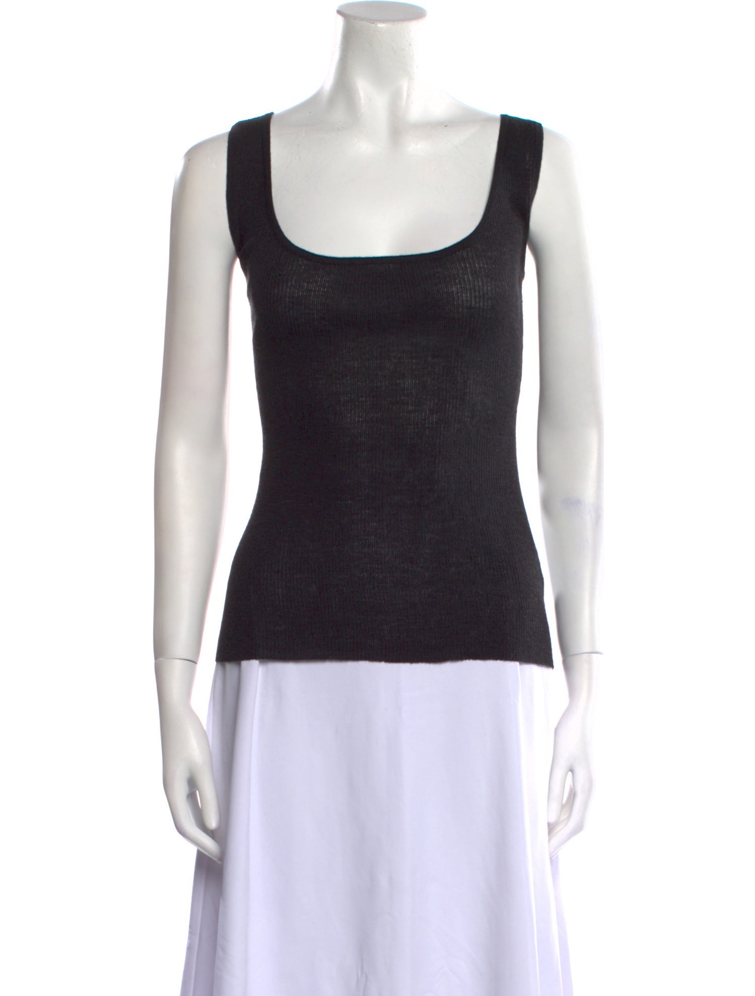 Kallmeyer Linen Scoop Neck Top