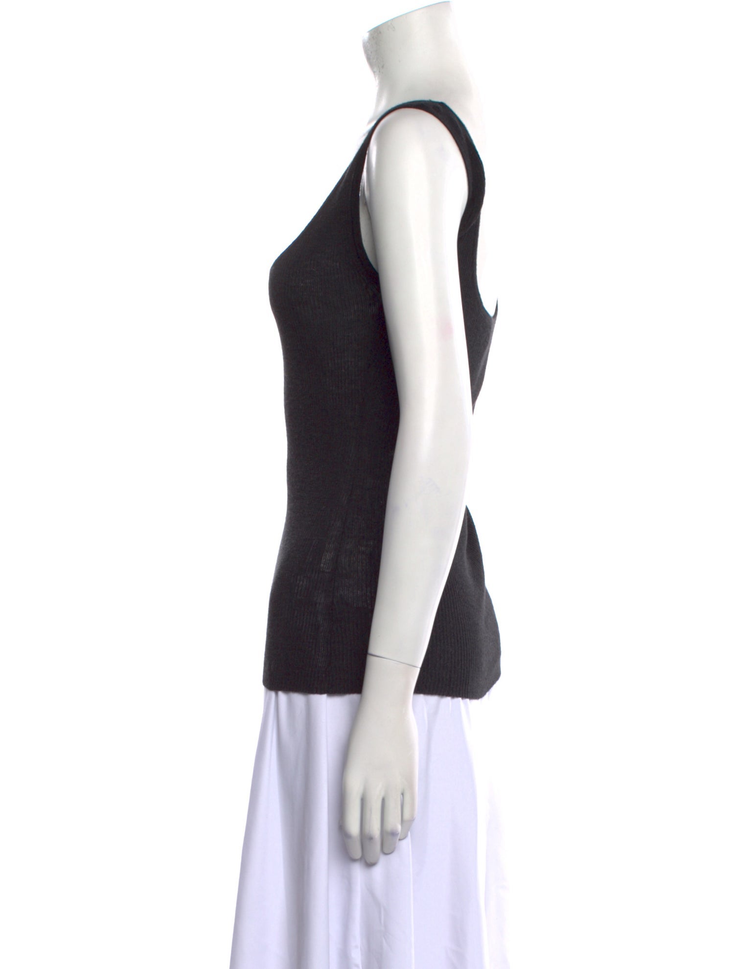 Kallmeyer Linen Scoop Neck Top