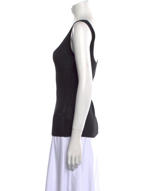 Kallmeyer Linen Scoop Neck Top
