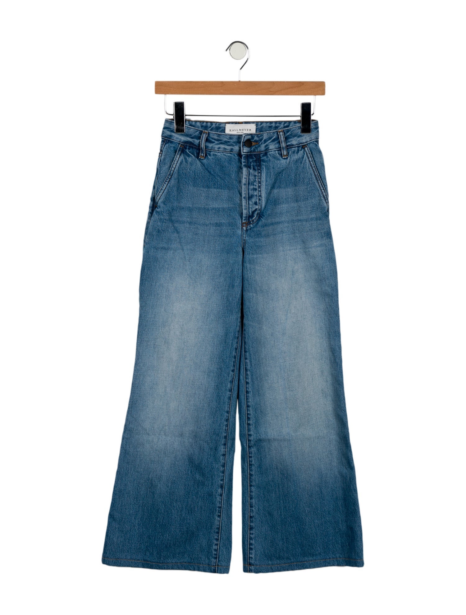 Kallmeyer Mid-Rise Wide Leg Jeans