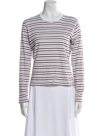 Kallmeyer Striped Crew Neck Top