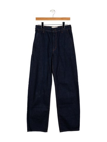 Pre-owned Kallmeyer High-rise Wide Leg Jeans In Blue