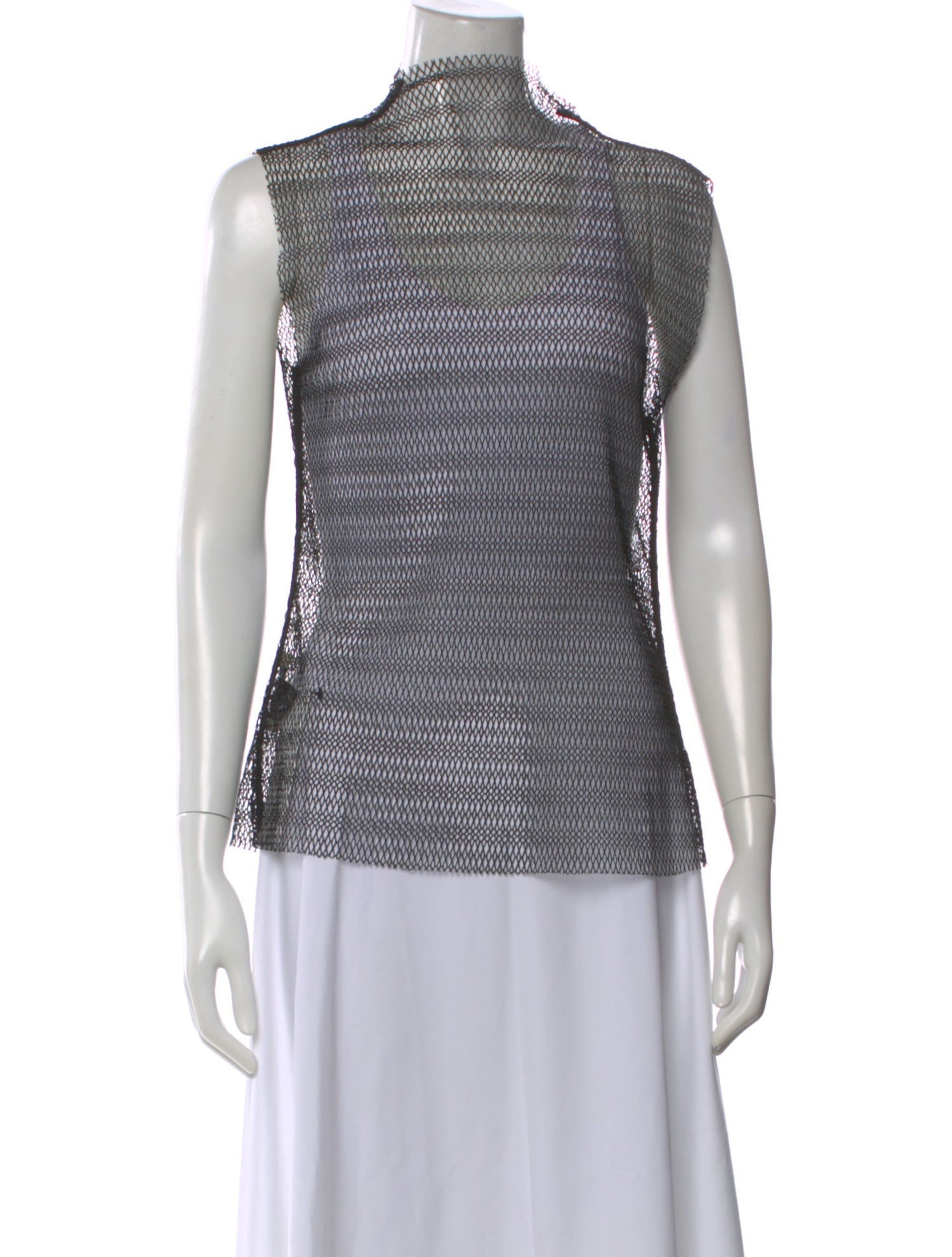 Kallmeyer Mock Neck Sleeveless Top