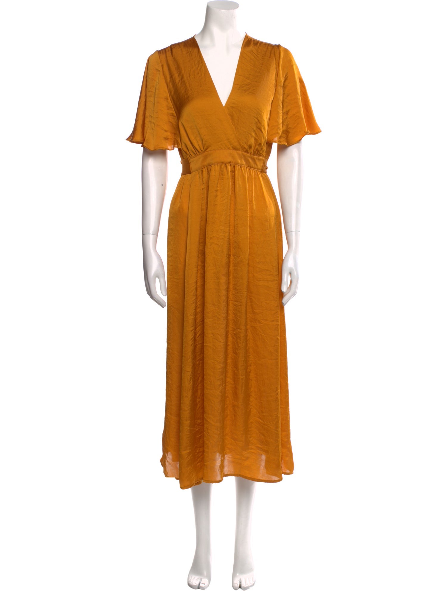Katia Giannini V-Neck Long Dress