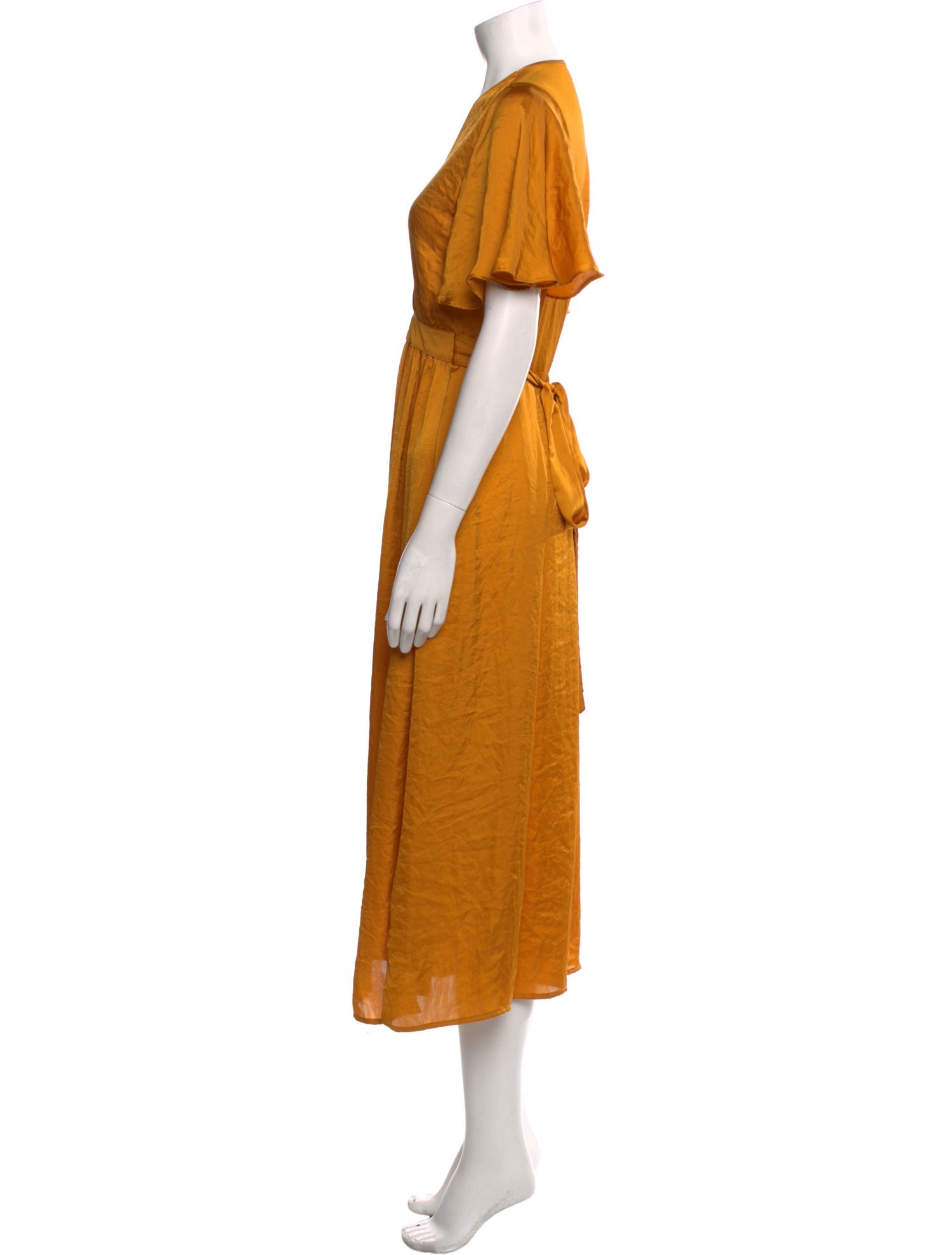 Katia Giannini V-Neck Long Dress