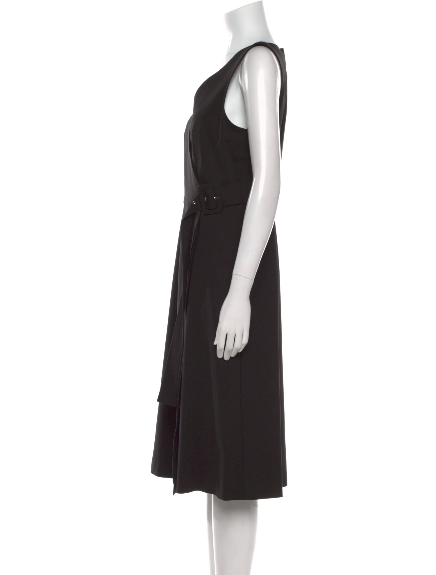 Katia Giannini V-Neck Midi Length Dress