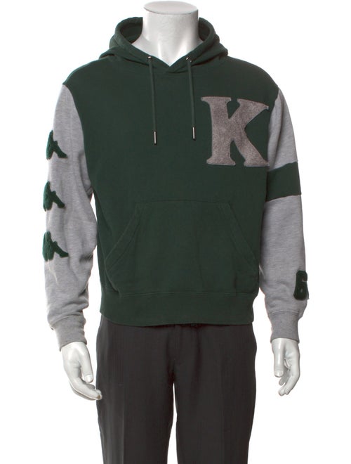 Kappa Colorblock Pattern Crew Neck Hoodie