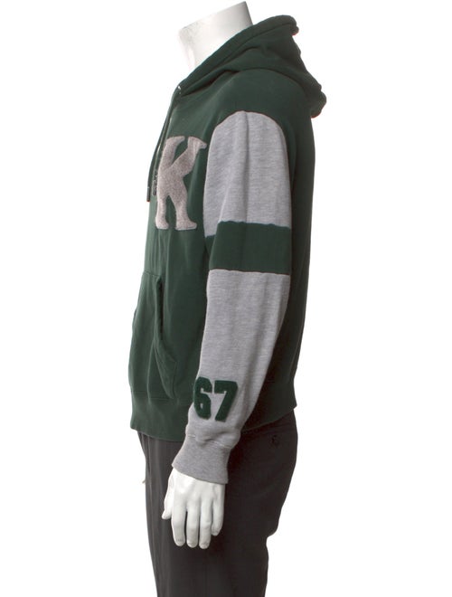 Kappa Colorblock Pattern Crew Neck Hoodie