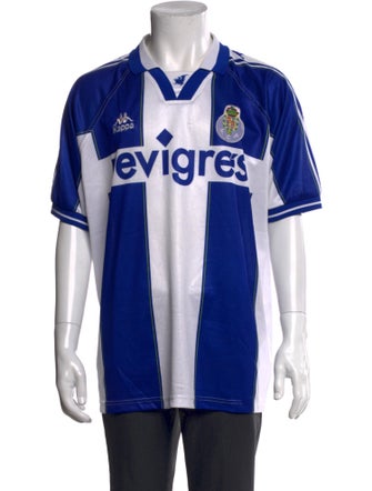 Kappa Graphic Print V-Neck T-Shirt