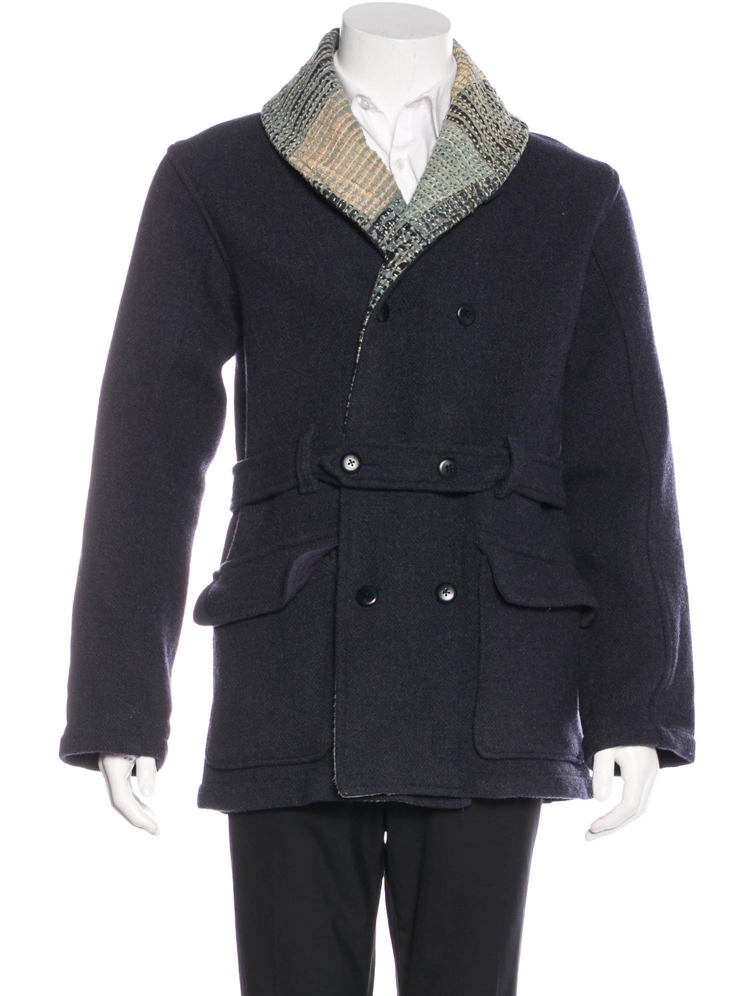 Kapital Double-Breasted Belted Jacket