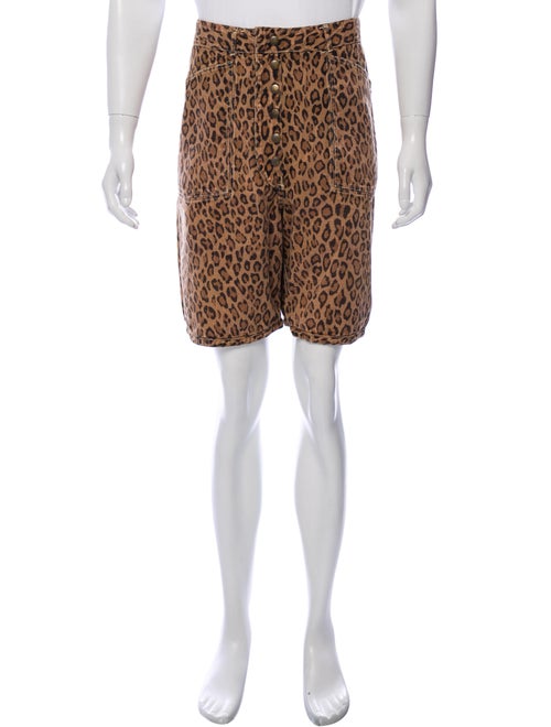 Kapital Printed Reversible Shorts beige