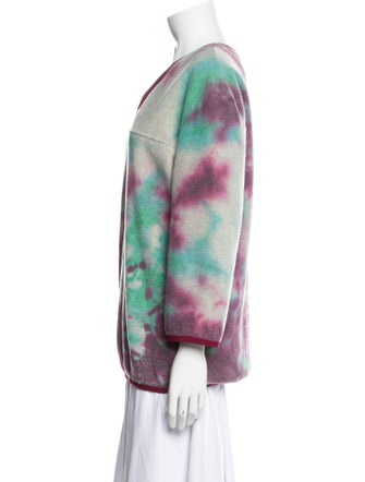Kapital Dyed Peace Fleece Tie-Dye Print Sweatshirt w/ Tags