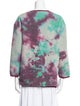 Kapital Dyed Peace Fleece Tie-Dye Print Sweatshirt w/ Tags