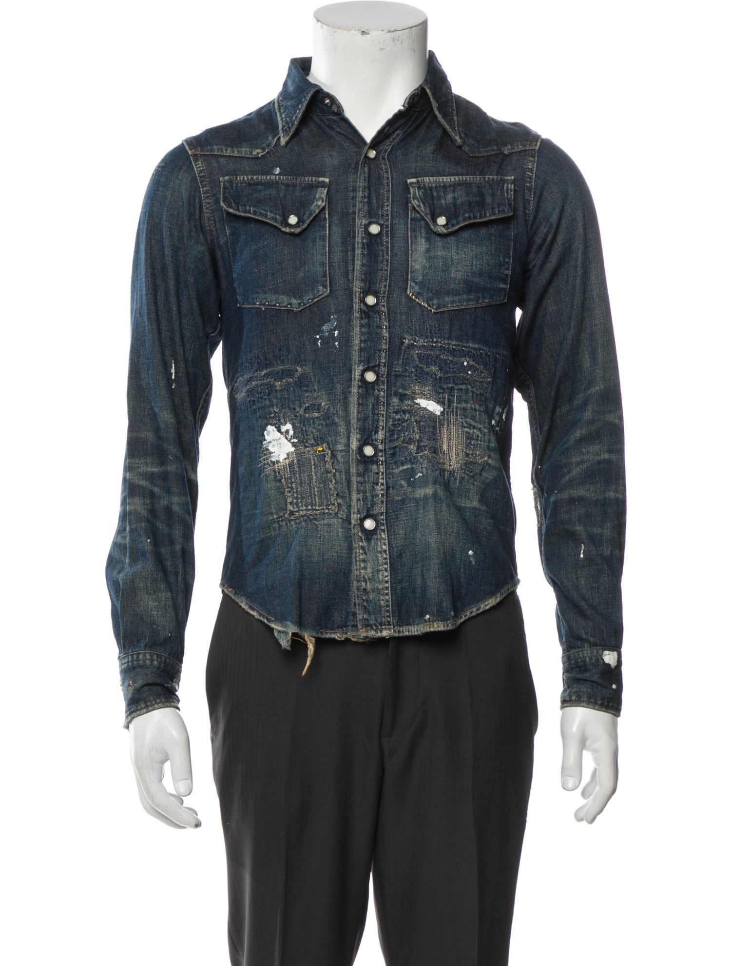 KAPITAL legs redux kountry studs デニムシャツ KAPITAL legs redux kountry studs デニムシャツ