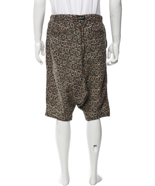 Kapital Printed Flat Front Shorts
