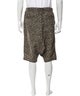 Kapital Printed Flat Front Shorts