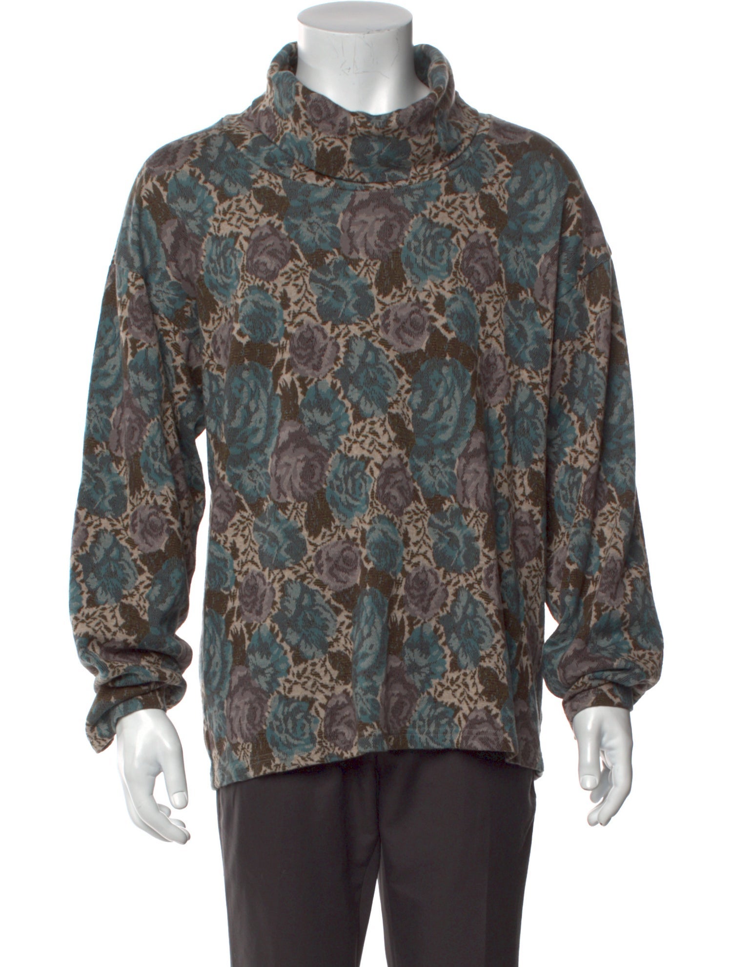 Kapital Printed Scoop Neck Hoodie