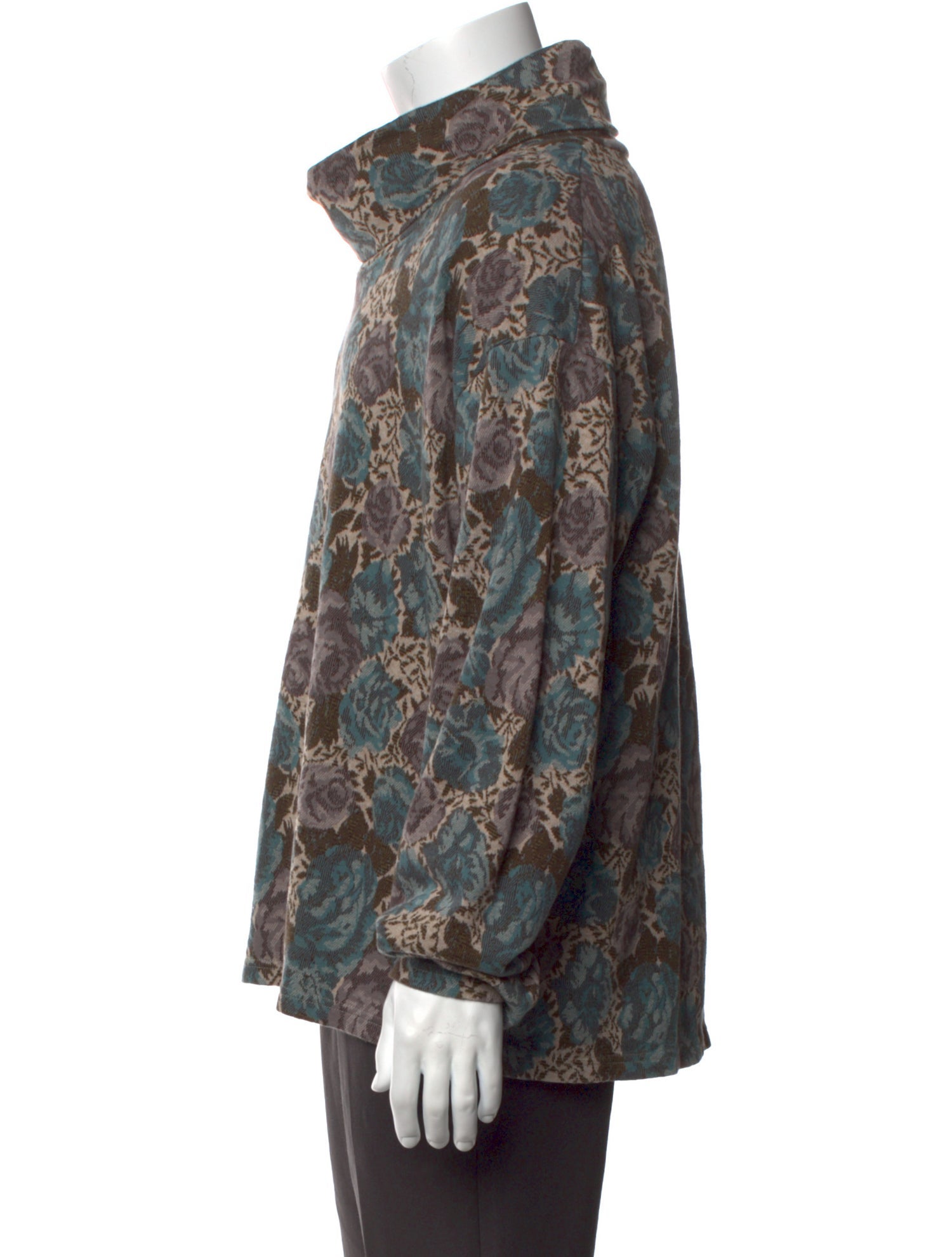 Kapital Printed Scoop Neck Hoodie