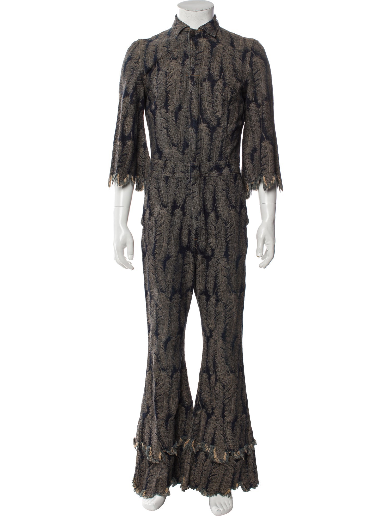 Kapital Kountry Feather Cover Overalls w/ Tags
