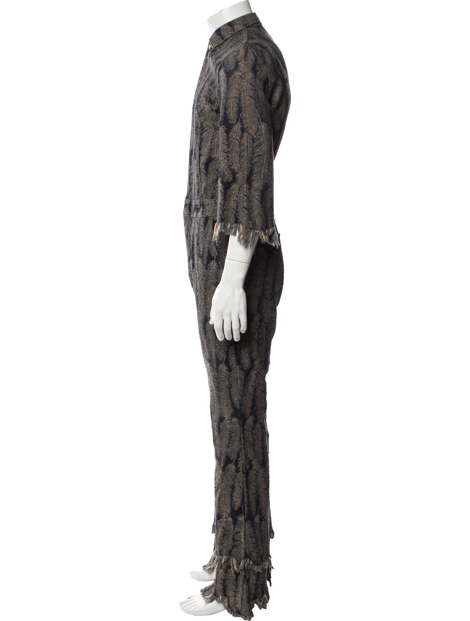 Kapital Kountry Feather Cover Overalls w/ Tags