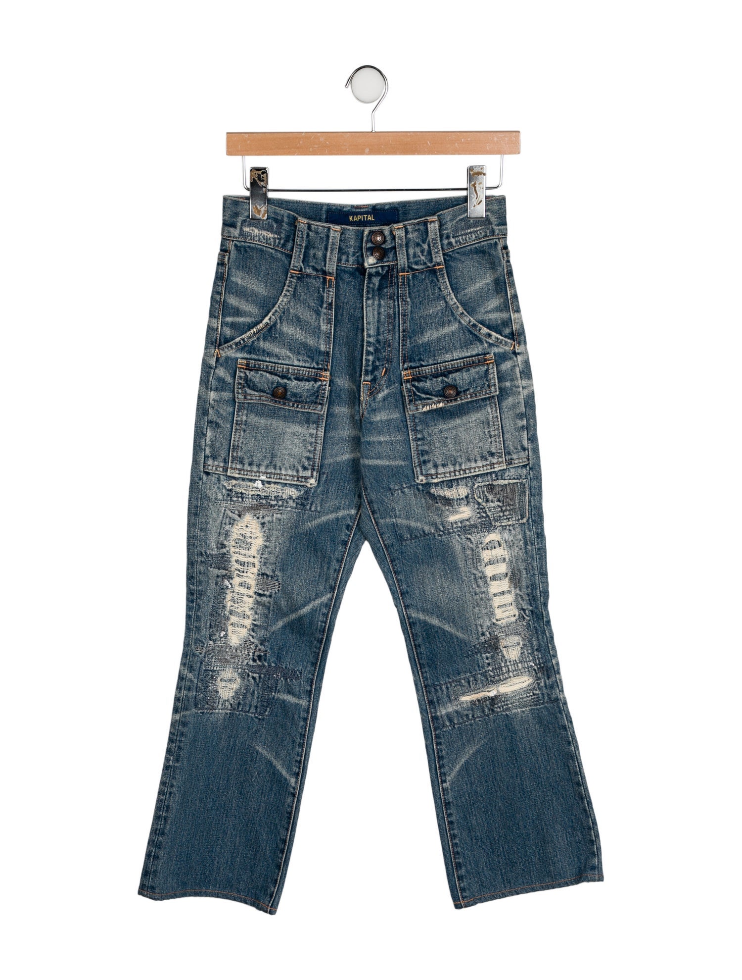 Kapital Vintage Straight Leg Jeans