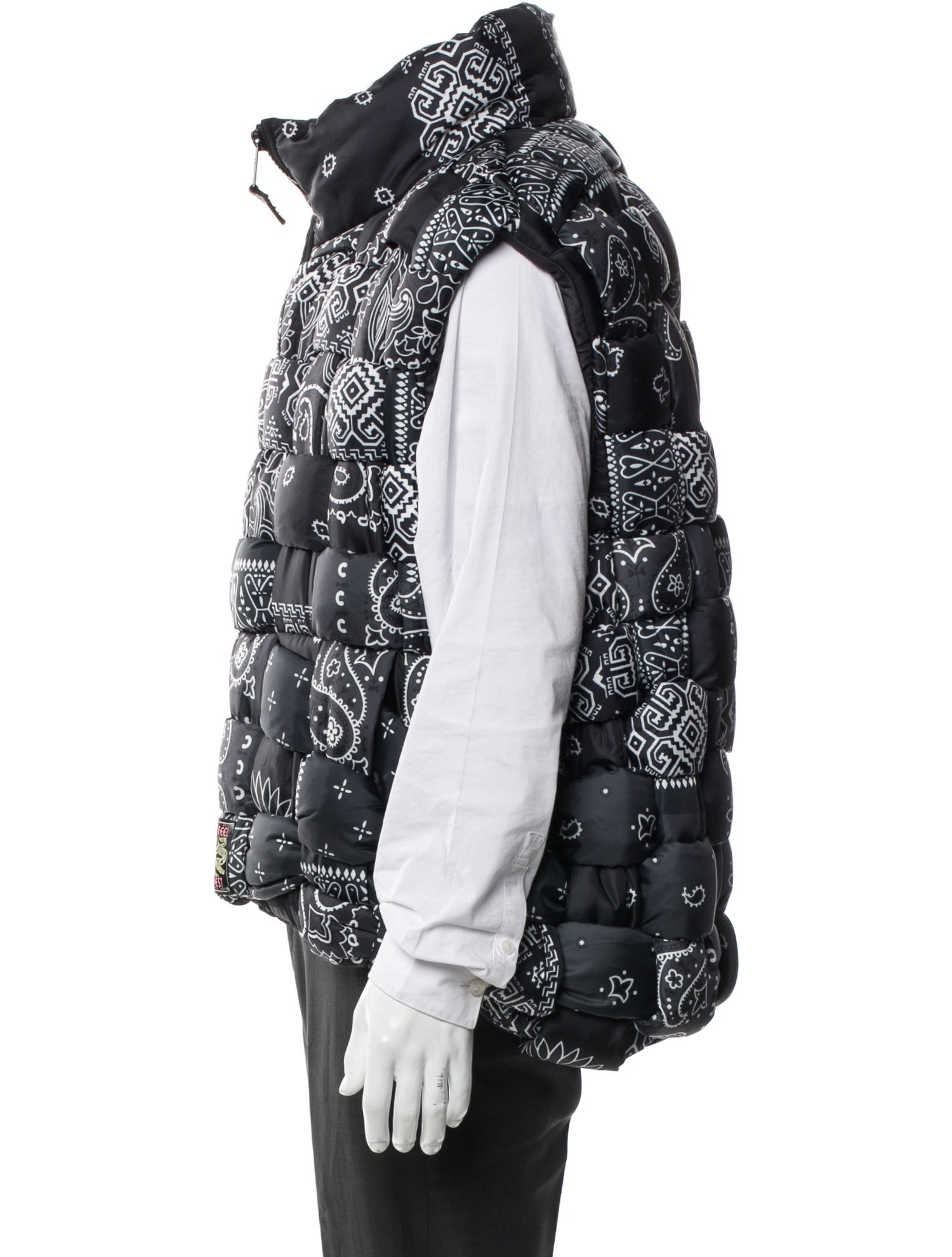Kapital Keel-Weaving Paisley Printed Vest
