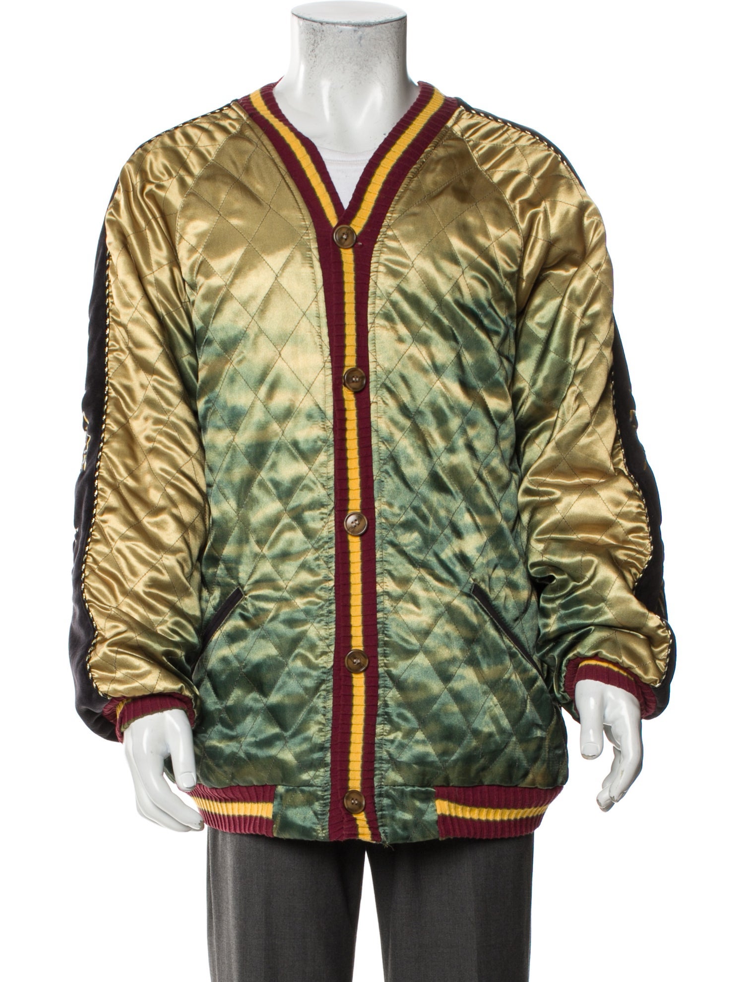 Kapital Velveteen J-Wave Souvenir Printed Puffer Coat