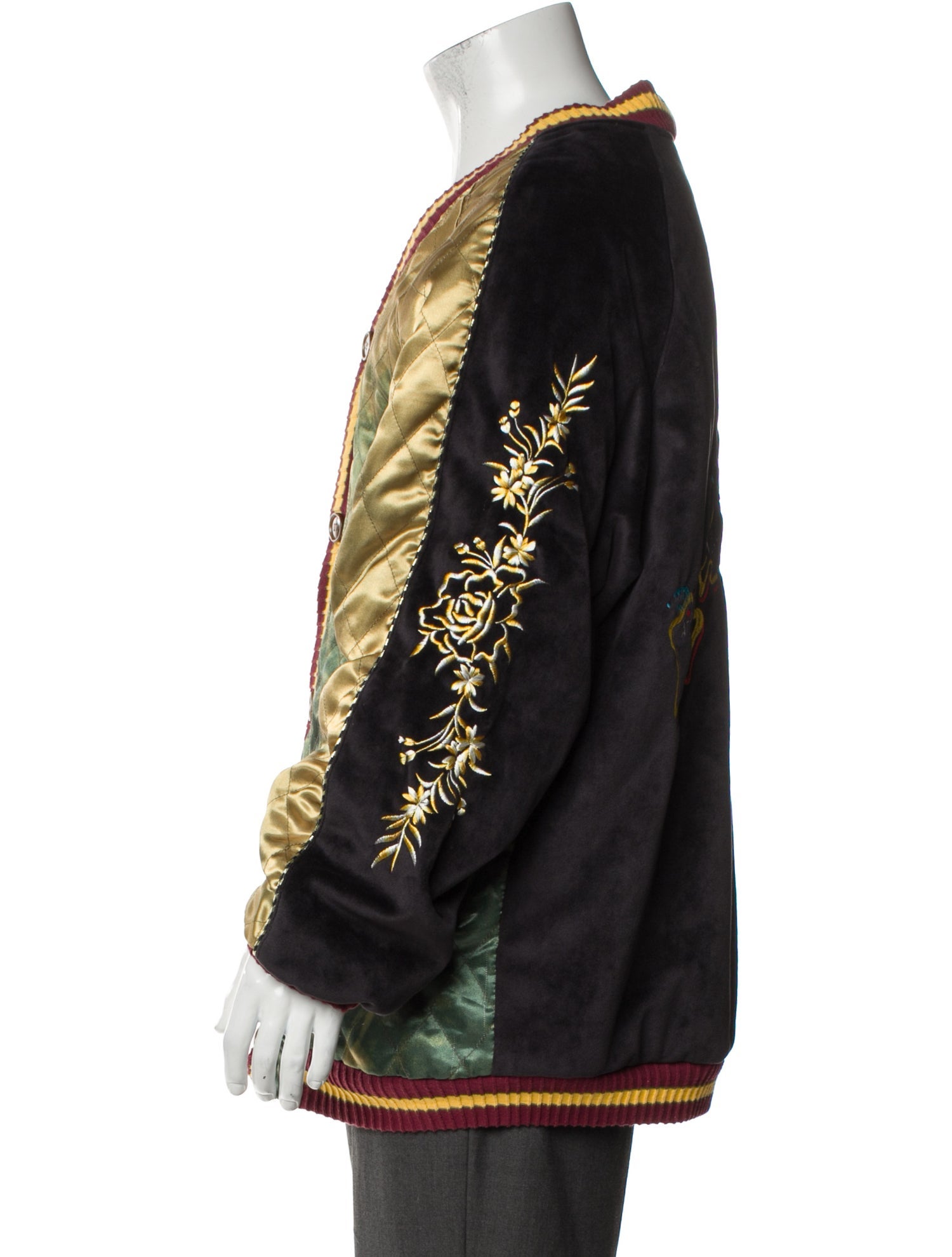 Kapital Velveteen J-Wave Souvenir Printed Puffer Coat