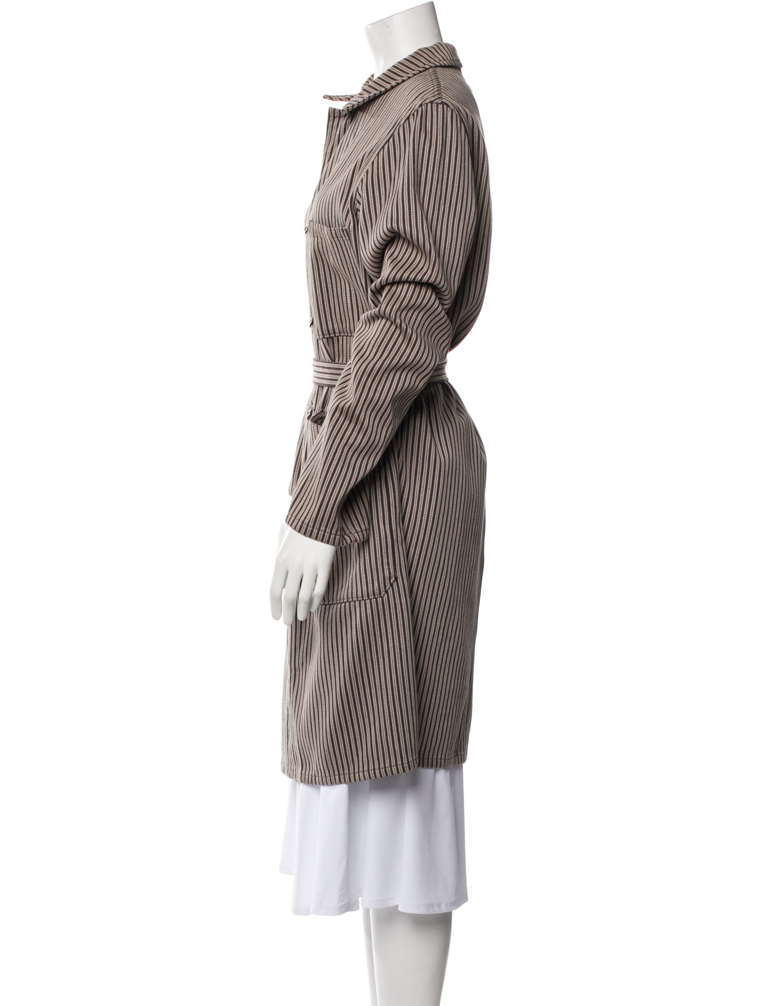 Kapital Striped Peacoat