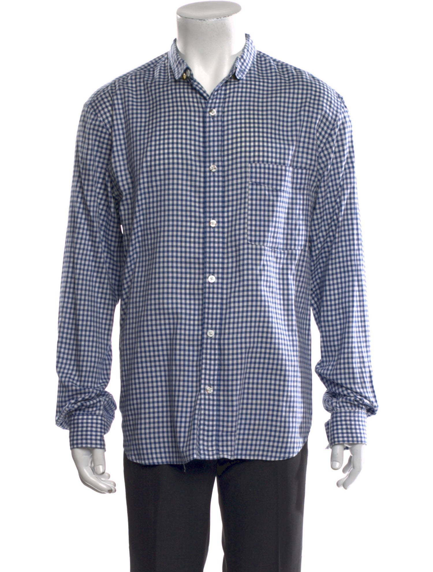 Kapital Plaid Print Long Sleeve Shirt
