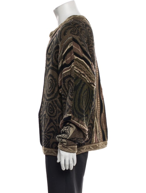 Kapital Patterned Scoop Neck Pullover