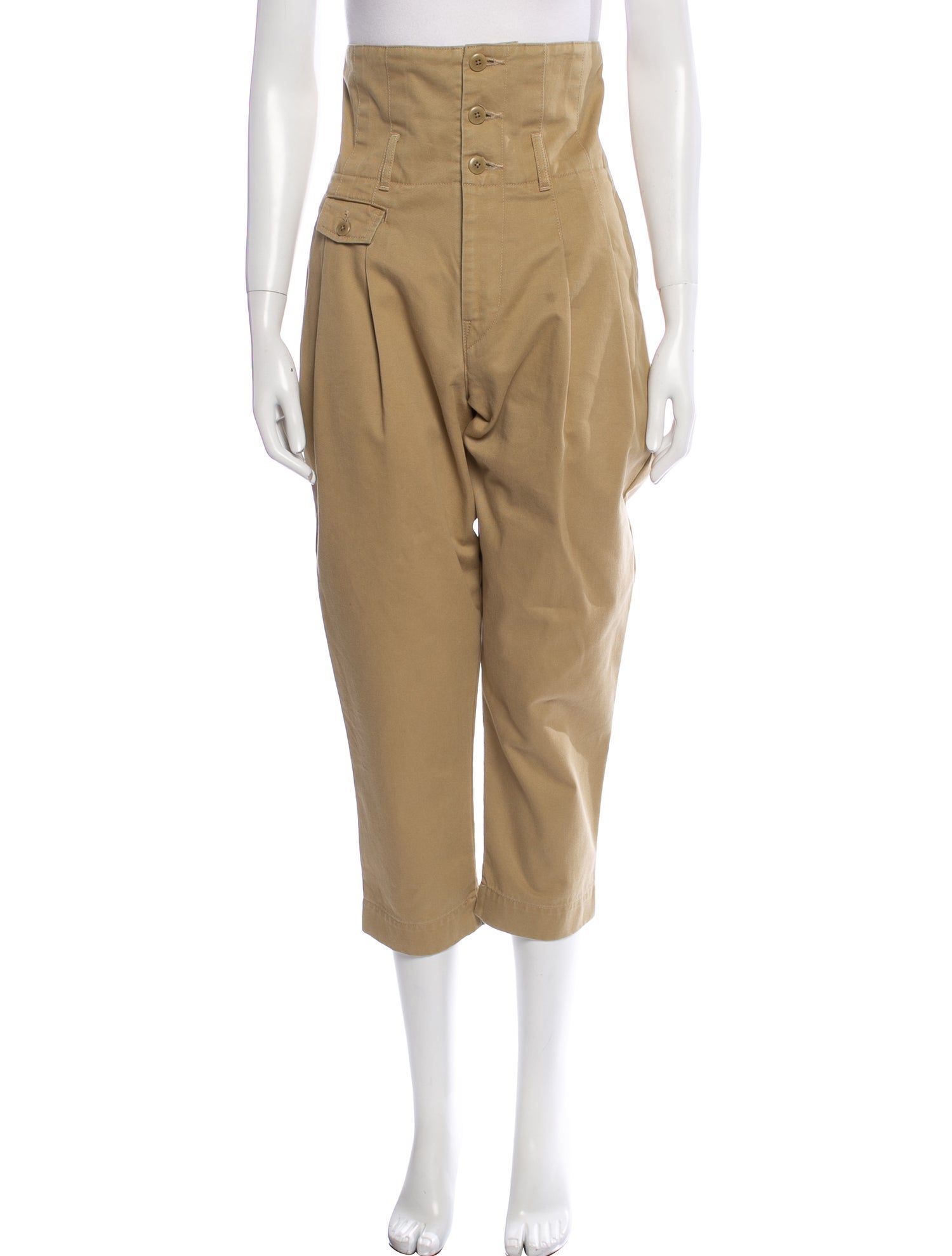 Kapital High Waist Baron Straight Leg Pants
