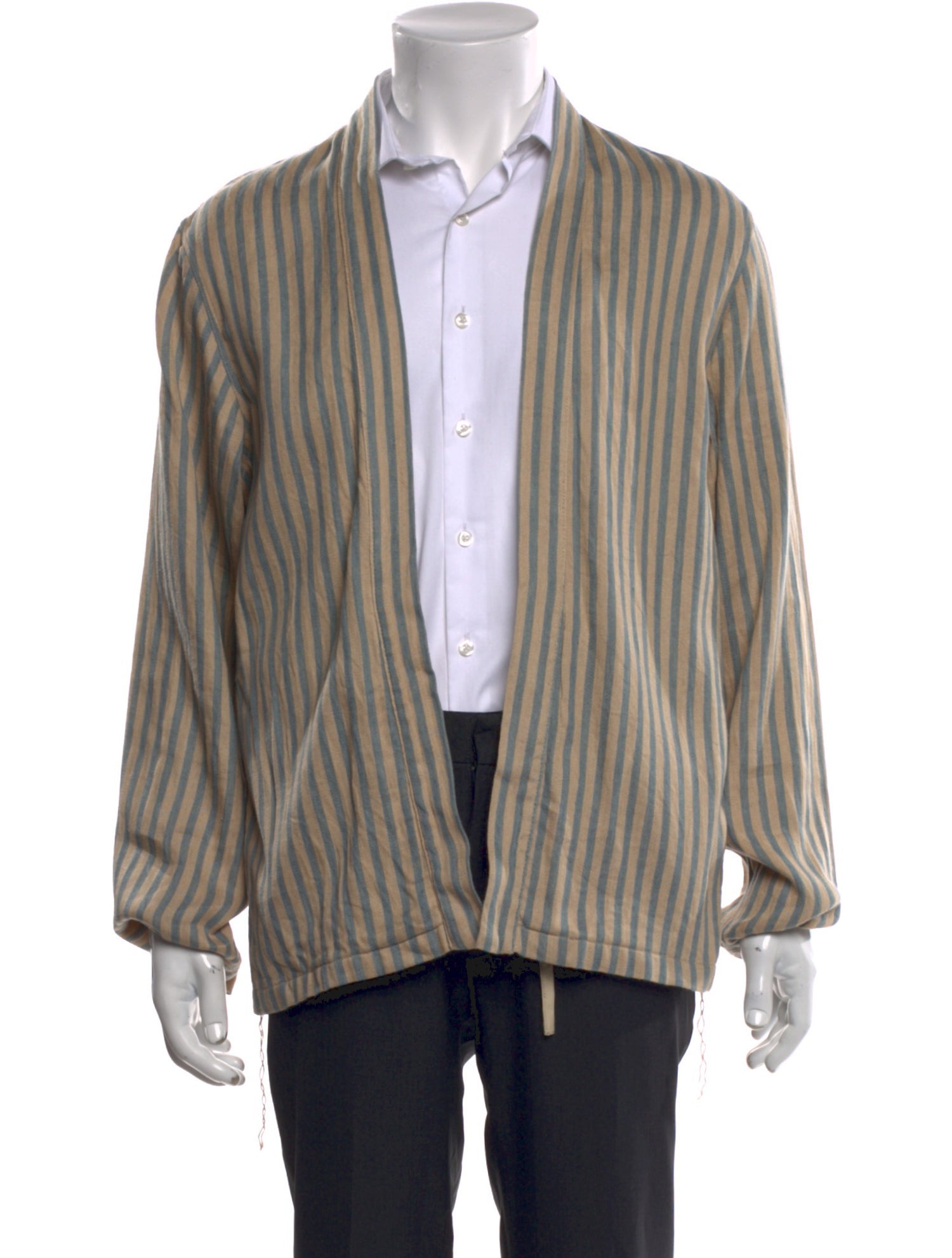 Kapital Linen Striped Shirt