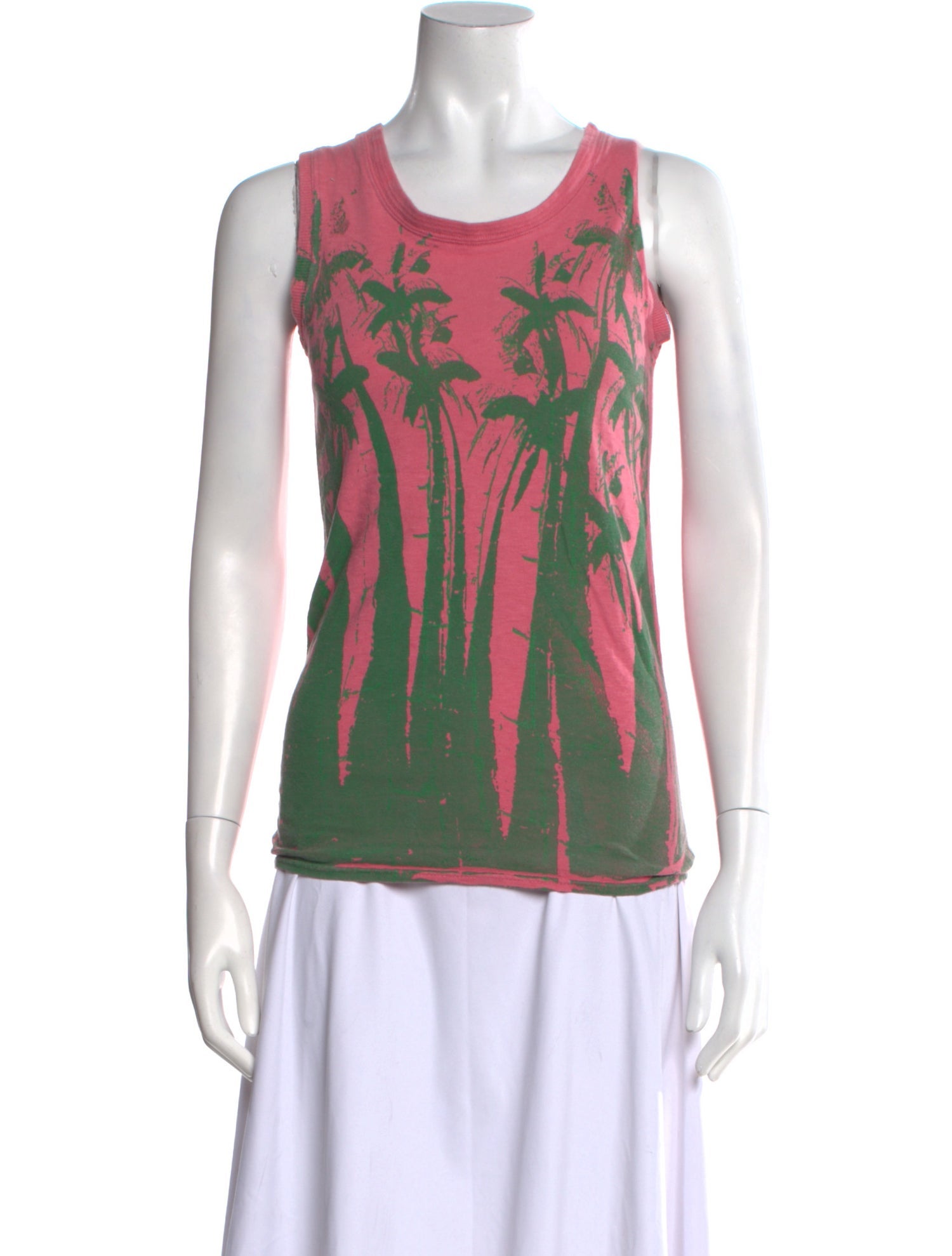 Kapital Printed Scoop Neck Top