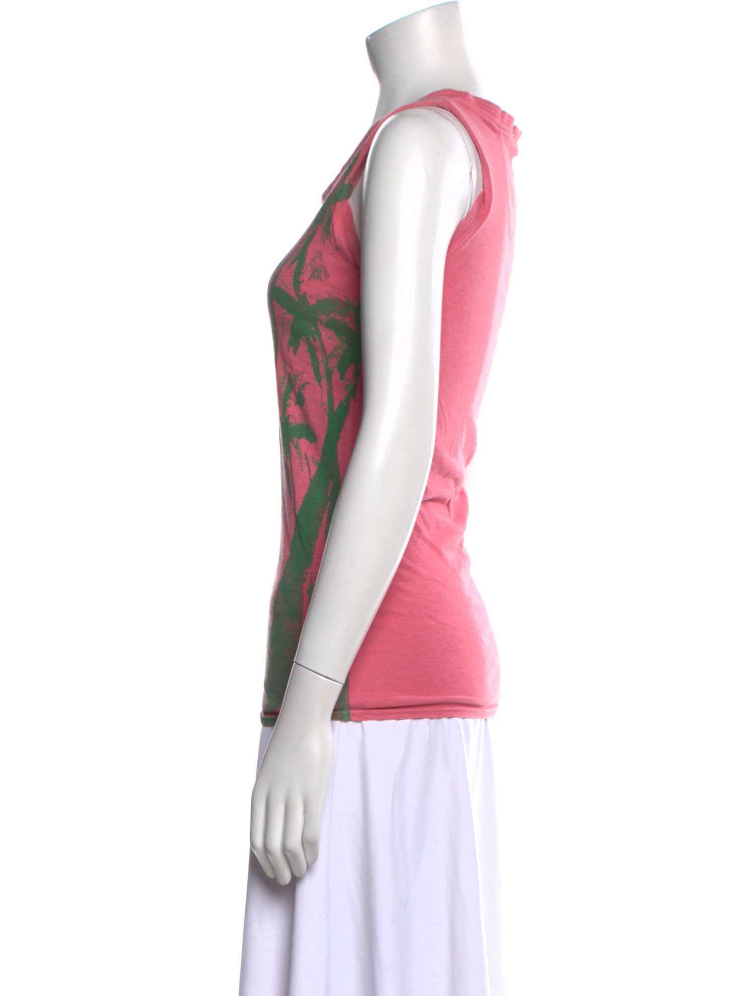 Kapital Printed Scoop Neck Top