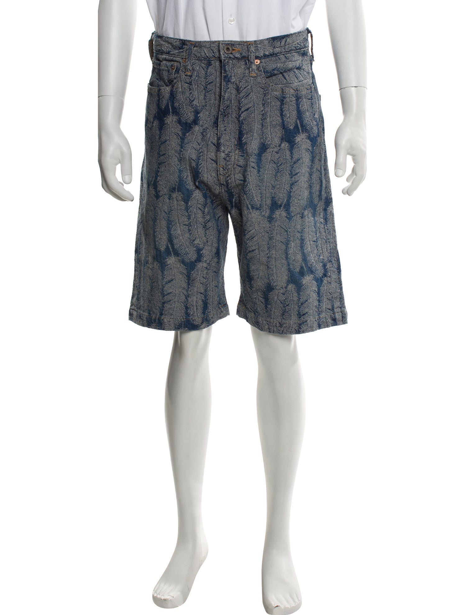 Kapital 12oz Magpie Denim 5P Flat Front Shorts w/ Tags