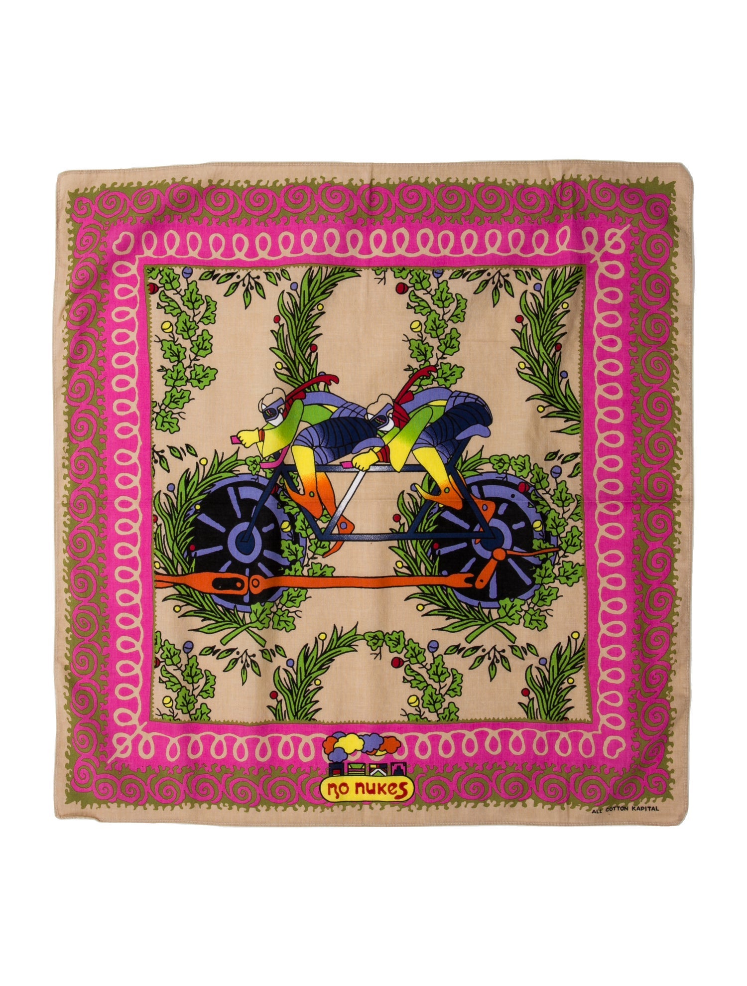 Kapital 'No Nukes' Printed Bandana