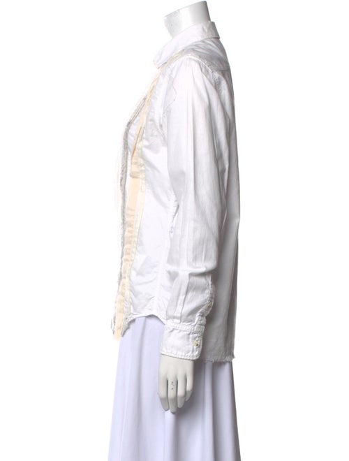 Kapital Printed Long Sleeve Button-Up Top