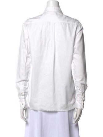 Kapital Printed Long Sleeve Button-Up Top