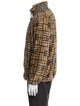 Kapital Fork Domino Pattern Plaid Print Puffer Coat